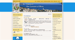Desktop Screenshot of comune.sanlorenzoalmare.im.it